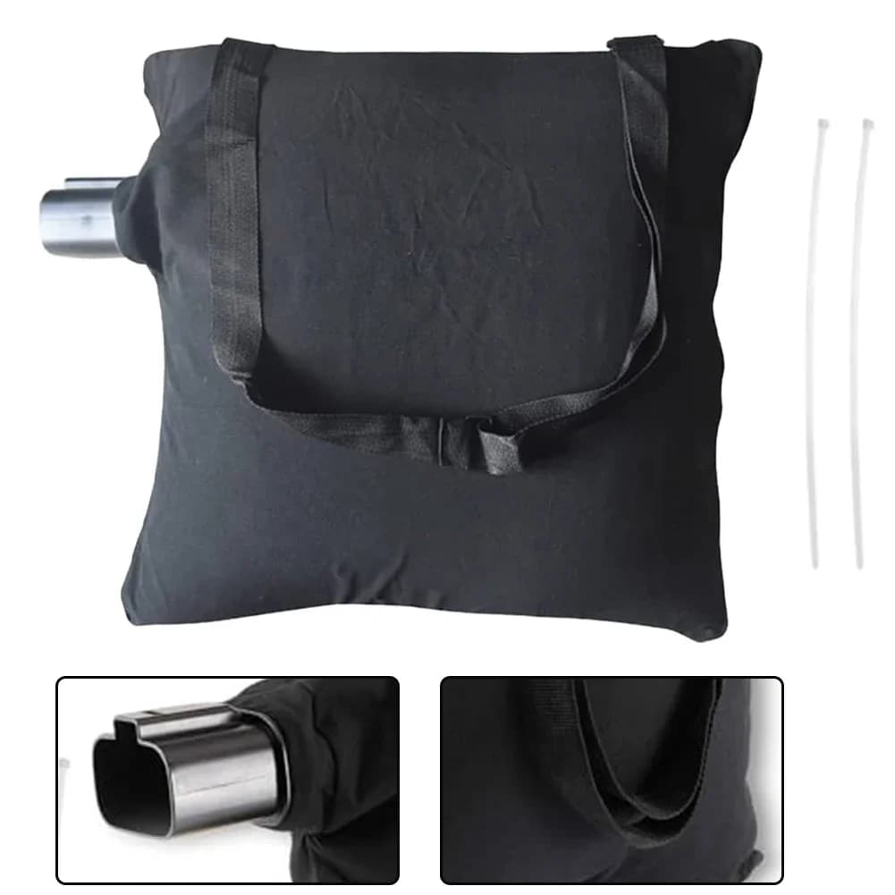 Sacchetto per aspiratore per foglie con fascette stringicavo di ricambio 5140125-95 compatibile con l'attrezzo da giardino Black For Decker BV2900/BV3100