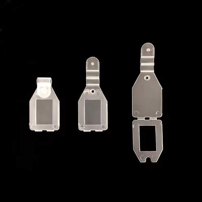 200 pezzi porta cartellino del prezzo porta nome in plastica etichetta carta display appendiabiti clip pubblicitarie per supermercato negozio