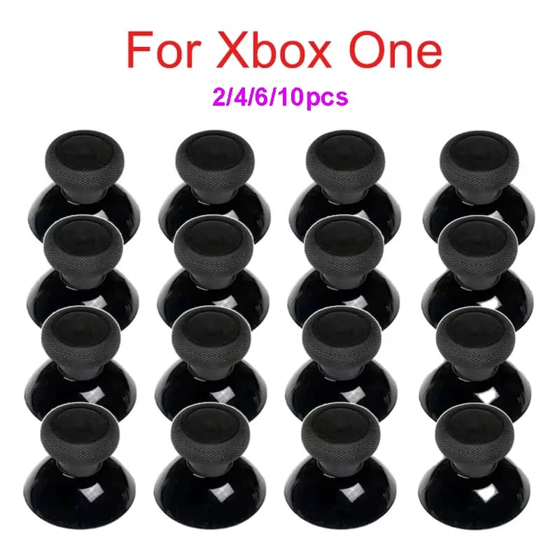 Set di cappucci per levette analogiche di ricambio da 2-10 pezzi per Xbox One Set di cappucci per levette in silicone nero