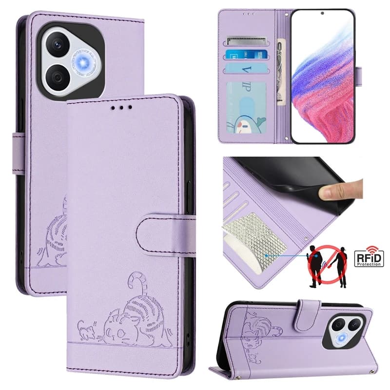 For Honor 400 Lite Case Leather Wallet Anti-theft Brush Case on For Etui Huawei Honor 400 lite Honor400 400Lite Phone Cover Capa