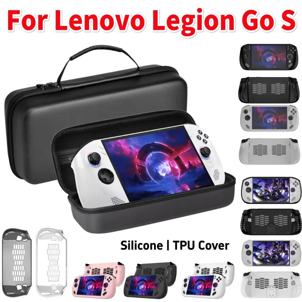 Custodia rigida in EVA per Lenovo Legion Go S Custodia rigida antiurto Custodia protettiva per console di gioco portatile impermeabile