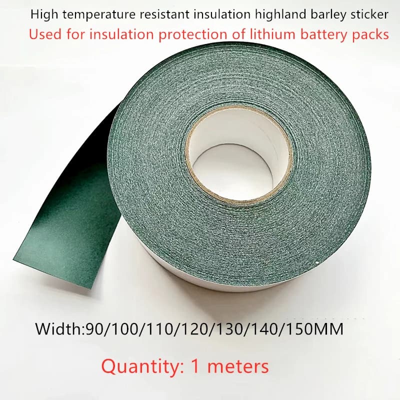 1 Metro/Lot 18650/21700/32650 Insulating Barley Card Insulating Lithium Battery Insulating Sticker Back with Battery Sticker FAI DA TE