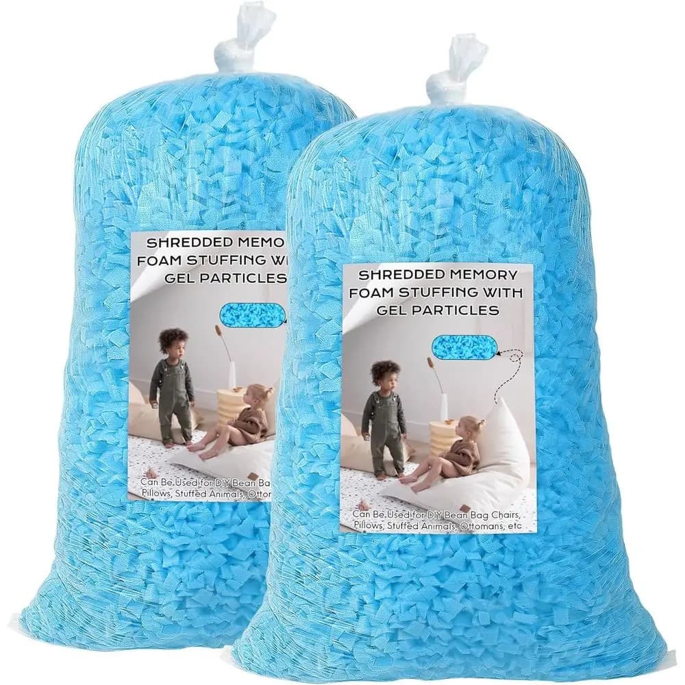 Filling for Sacco in Memory Foam Threaded by 12 lbs, Rechargeable insert, Ideal for Boxing Bags, Bearings, Plush and Other