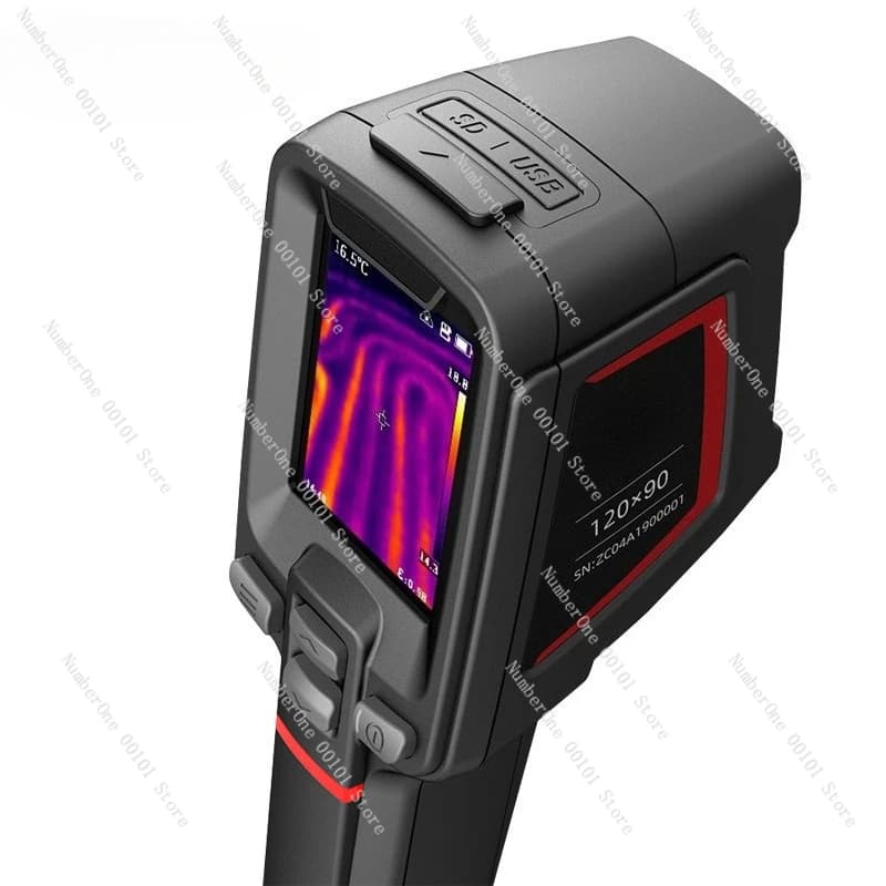 Termocamera a infrarossi T120 Strumento di misurazione della temperatura senza contatto Termometro termocamera T120V