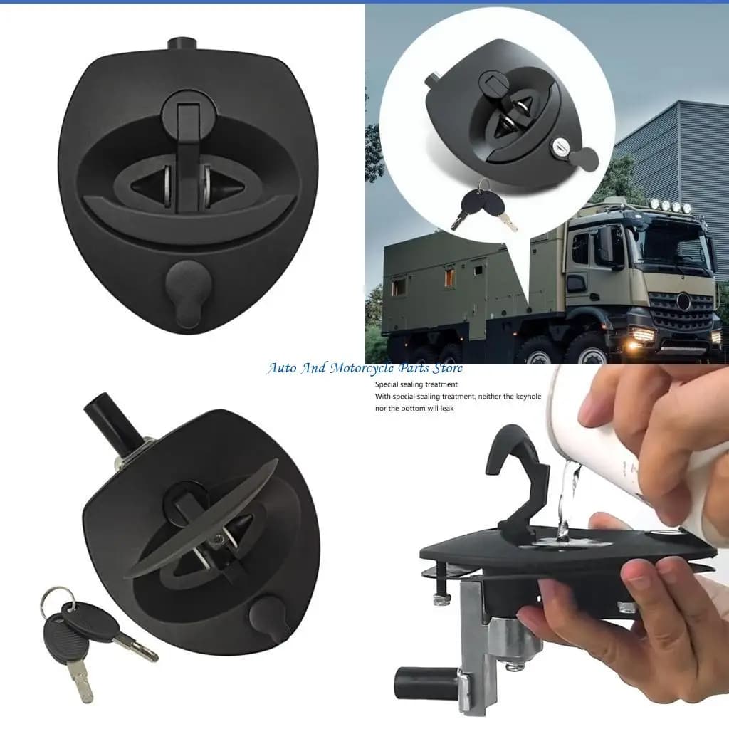 P9FD Trailer Cabin Door Lock Cabinet Lock Drawer Lock Waterproof Security Lock