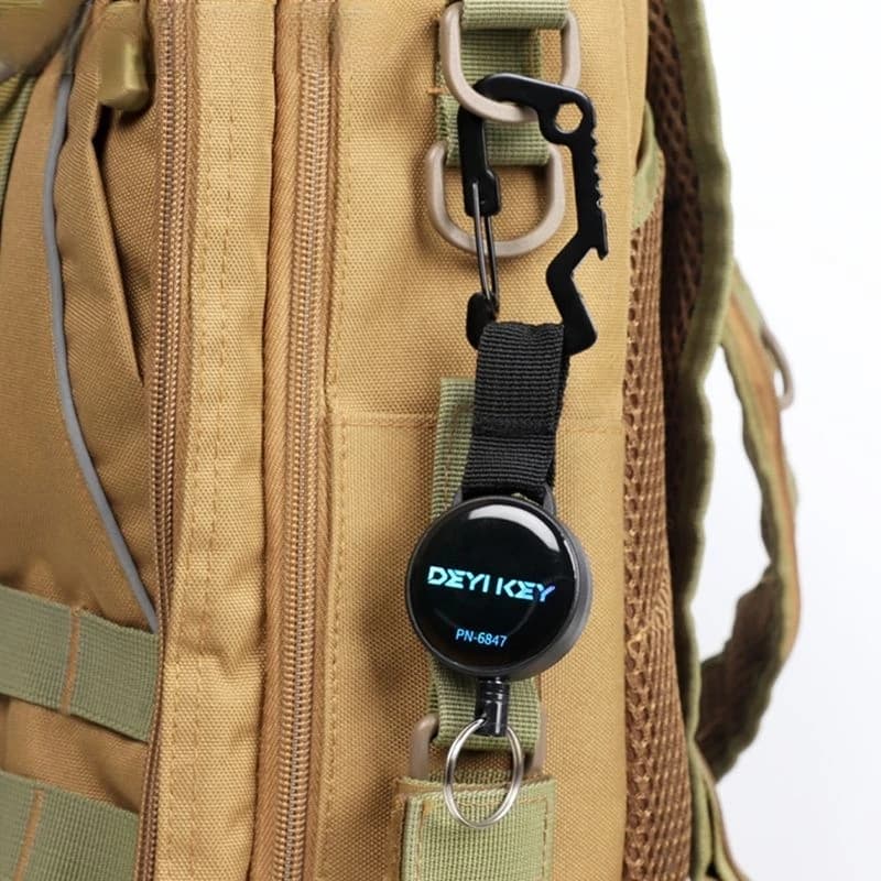 1pc Diving Cordino Retractable Diving Equipment Diving Hook For Bcd Hook Anti-Lock Corda Keychain Accessories for Water Sports