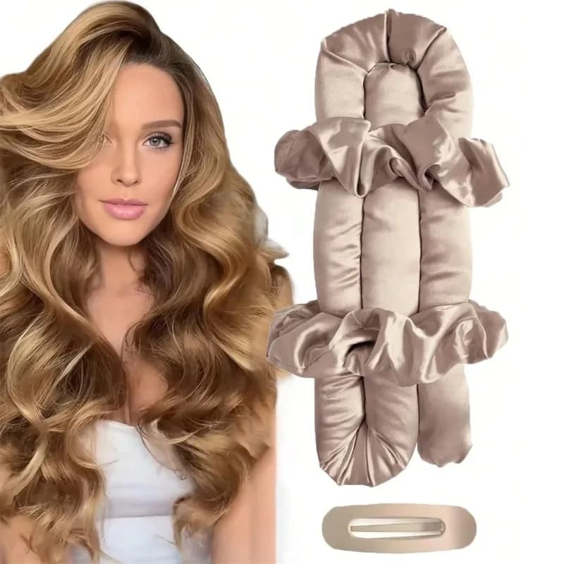 Fashion Heat-Free curlers, Silk-rolled Hairband, Soft Styling Tool for Night curling