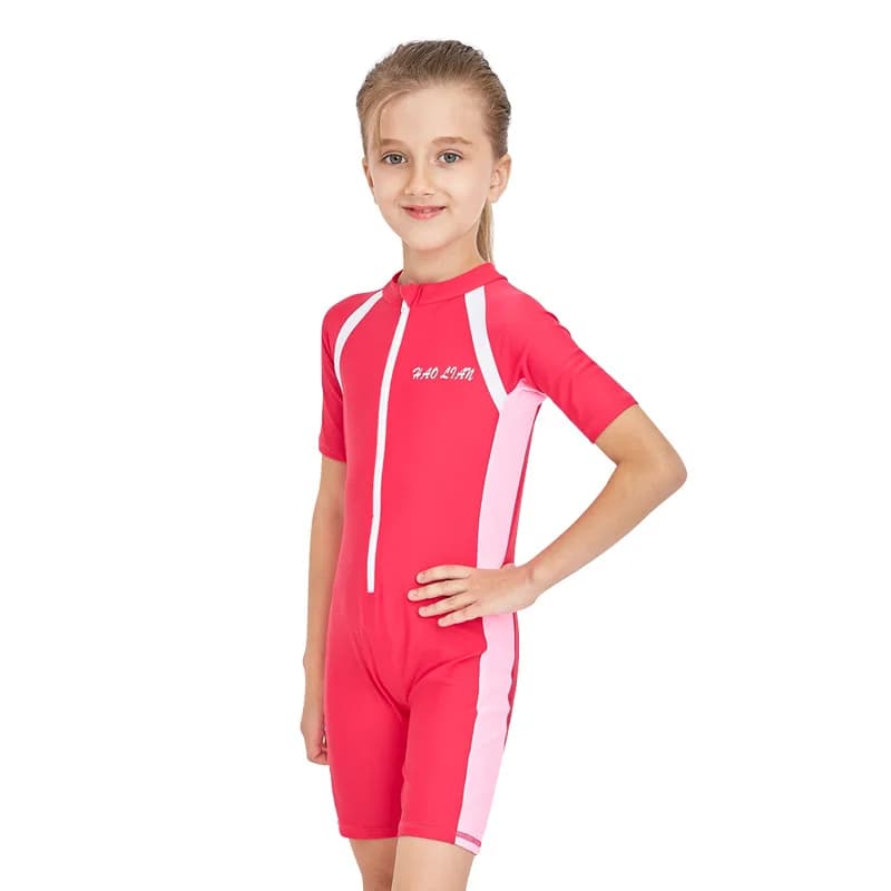 Kids swimsuit, professional quick drying swimsuit for boys, swimsuit for girls, snorkeling suit for thermal springs