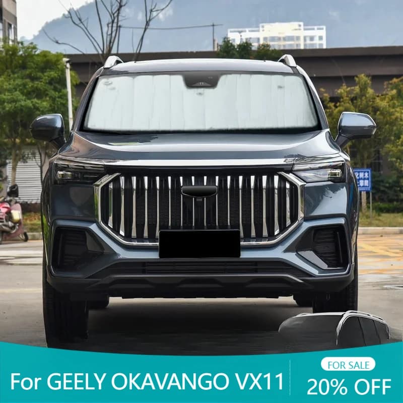 Auto Parasole Protezione UV Copertura Finestra Laterale Tenda Parasole Visiera Zerbino Parabrezza Per GEELY OKAVANGO VX11 2023-PRESENT