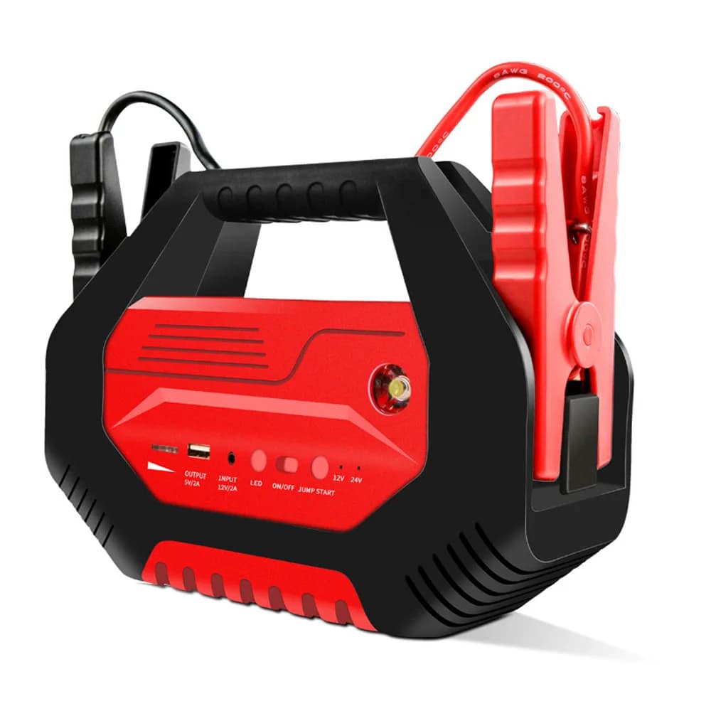 Dispositivo di avviamento del caricabatterie Strumento di emergenza Batteria multifunzione Avviatore portatile per auto portatile 12v 24v