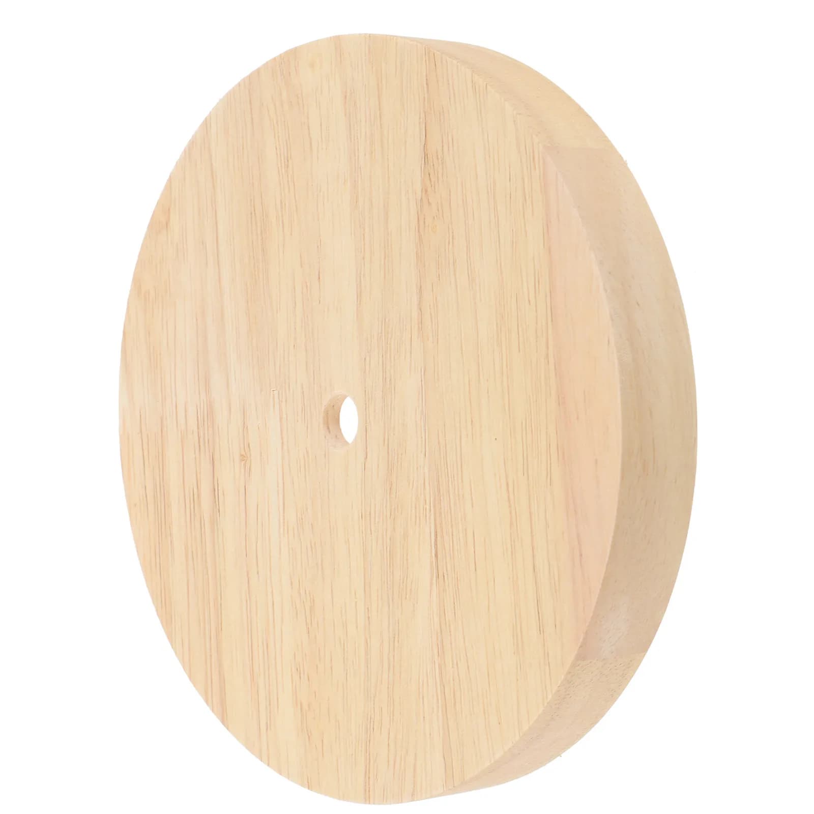 Base in Legno per Lampada LED, Supporto Rotondo per Lampada da Tavolo, Leggero e Stabile, Base Piatta per Lampada Notturna, per Scrivania, Camera da Letto, Studio