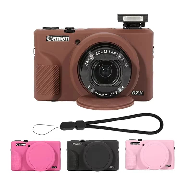 Protective Silicone Camera Case Canon G7X Mark III (G7XIII, G7X3) - Camera Accessories