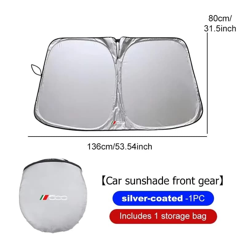 Car Windshield Sunshade Umbrella For 500 Panda Punto Tipo Ducato Argo Cronos Strada Doblo Toro Mobi
