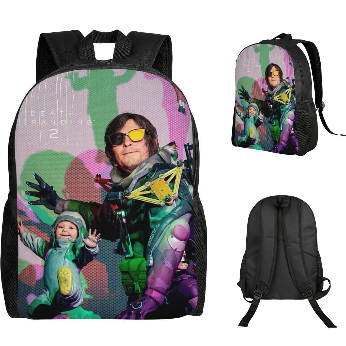 Love Death Stranding Game Backpack Student Boys Girls BookBag School Bag Computer Shoulder Bags