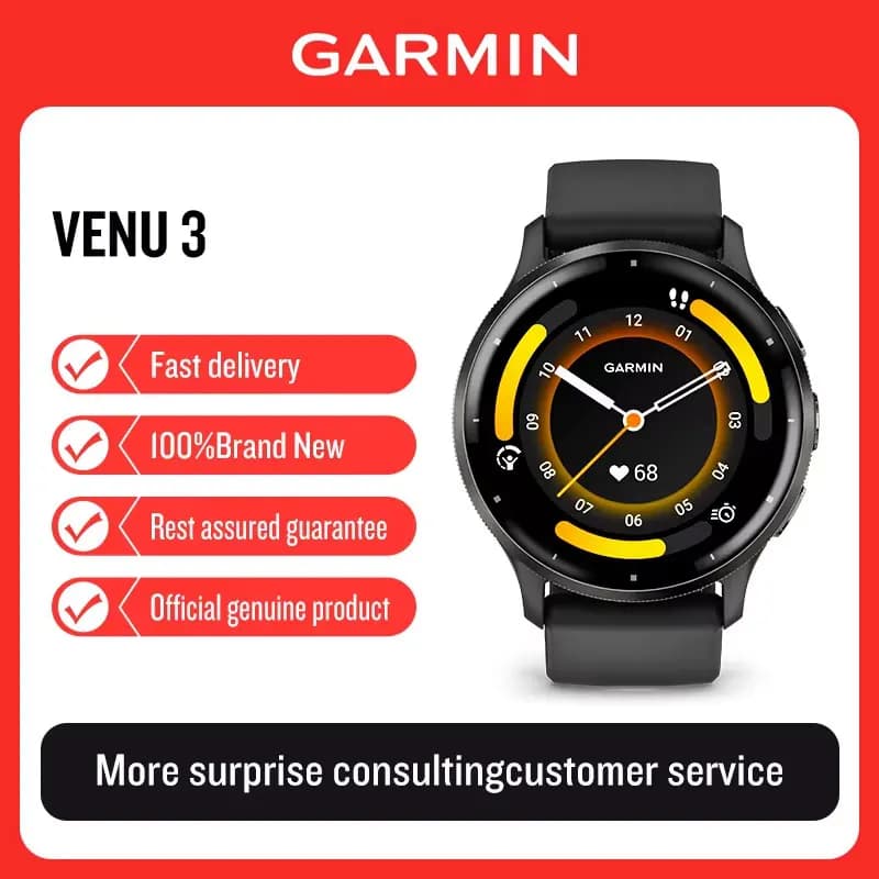 Garmin venu3s/3 running Orologio sportivo professionale per fitness, corsa, HRV, nuoto e smartwatch