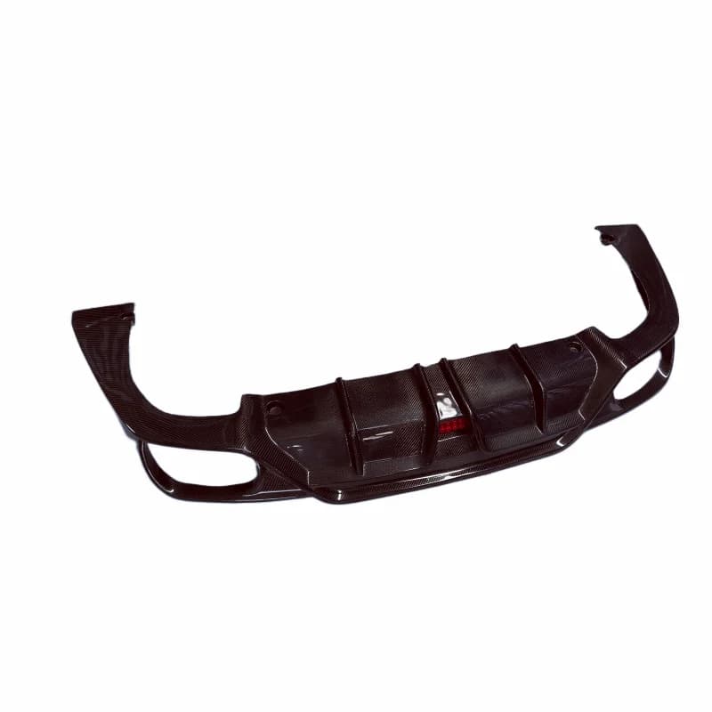 Diffusore Posteriore in Fibra di Carbonio con Luce LED per Maserati Geberit 2014-2017, Kit Carrozzeria