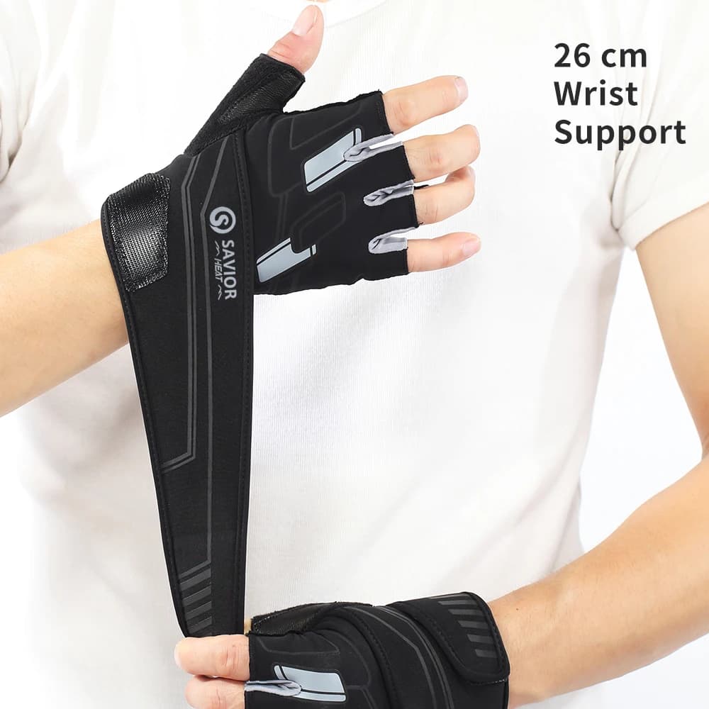 Fitness Gym Fitness Training Gloves for Men Women Body Building Half fingers Non-slip Gloves Support for Wrist Weight Lifting Sports 2023