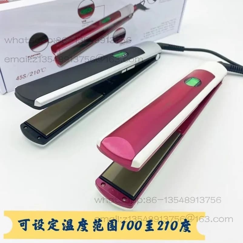 Piastra per Capelli Professionale per Salone, Piastra Elettrica per Uso Domestico e Studenti, per Capelli Lunghi e Corti