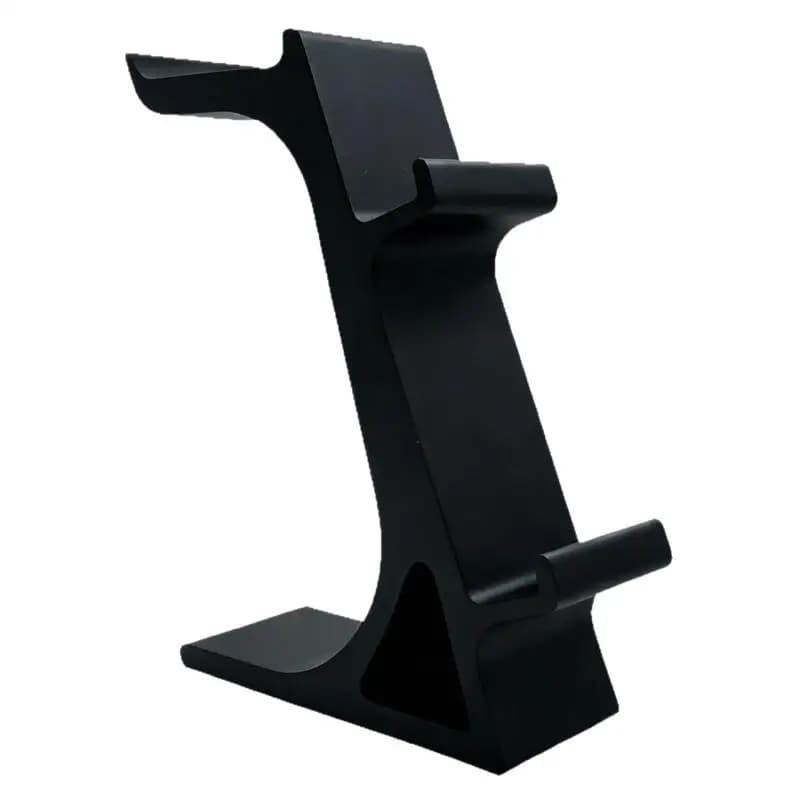 3-in-1 Gaming Controller Stand - Desktop Dock with Headset Holder for 2 Gamepads & 1 Headphone, Non-Charging Organizer
