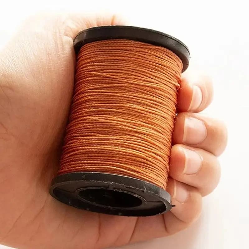 Filo in nylon intrecciato super resistente e durevole, 1 rotolo da 50 m, per riparazione pneumatici, riparazione scarpe, reti da pesca, corda in nylon intrecciata