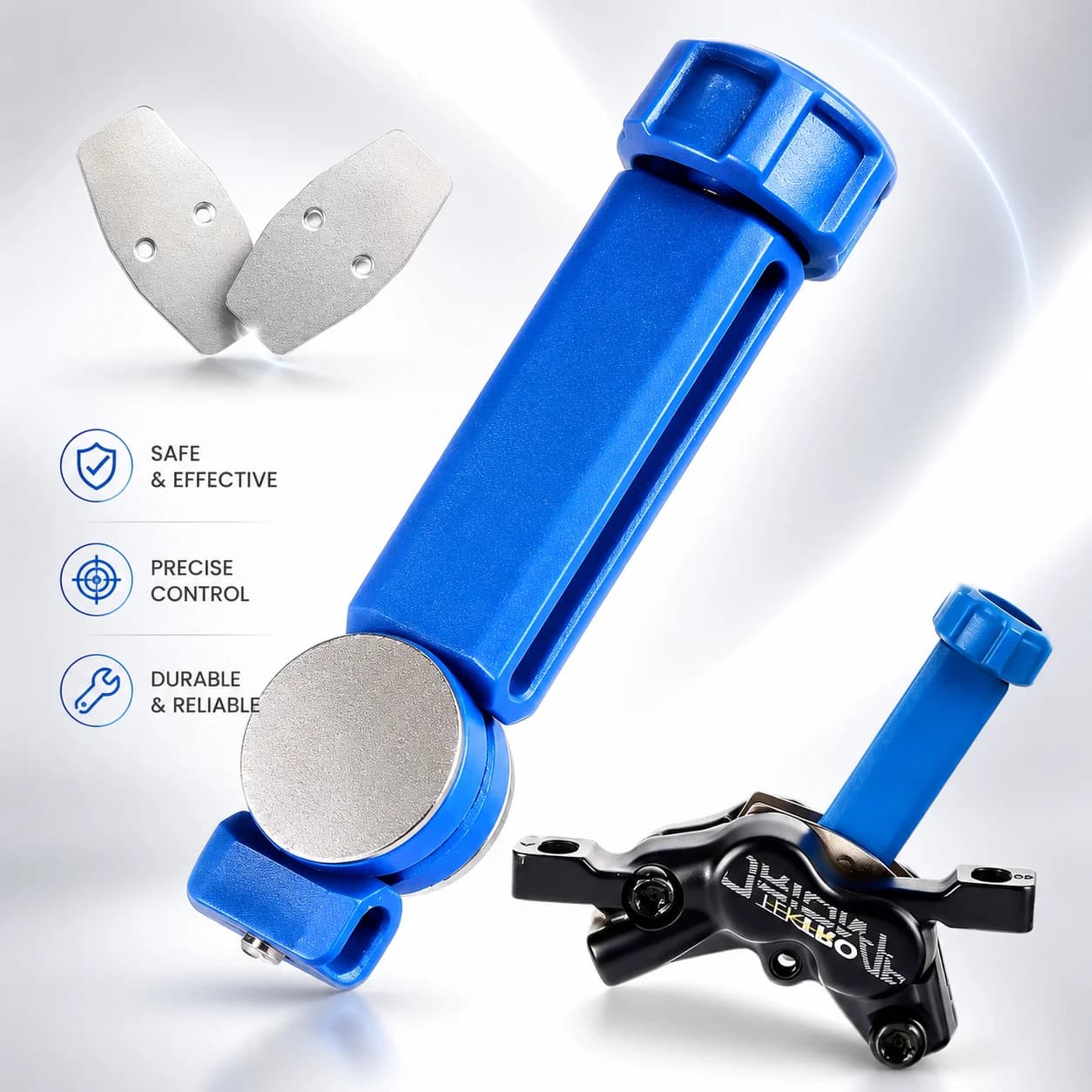 Portable Bicycle Brake Pad Spreader Tool 360° Rotatable Bike Oil Disc Piston Reset Hydraulic Brake Caliper Piston Extension