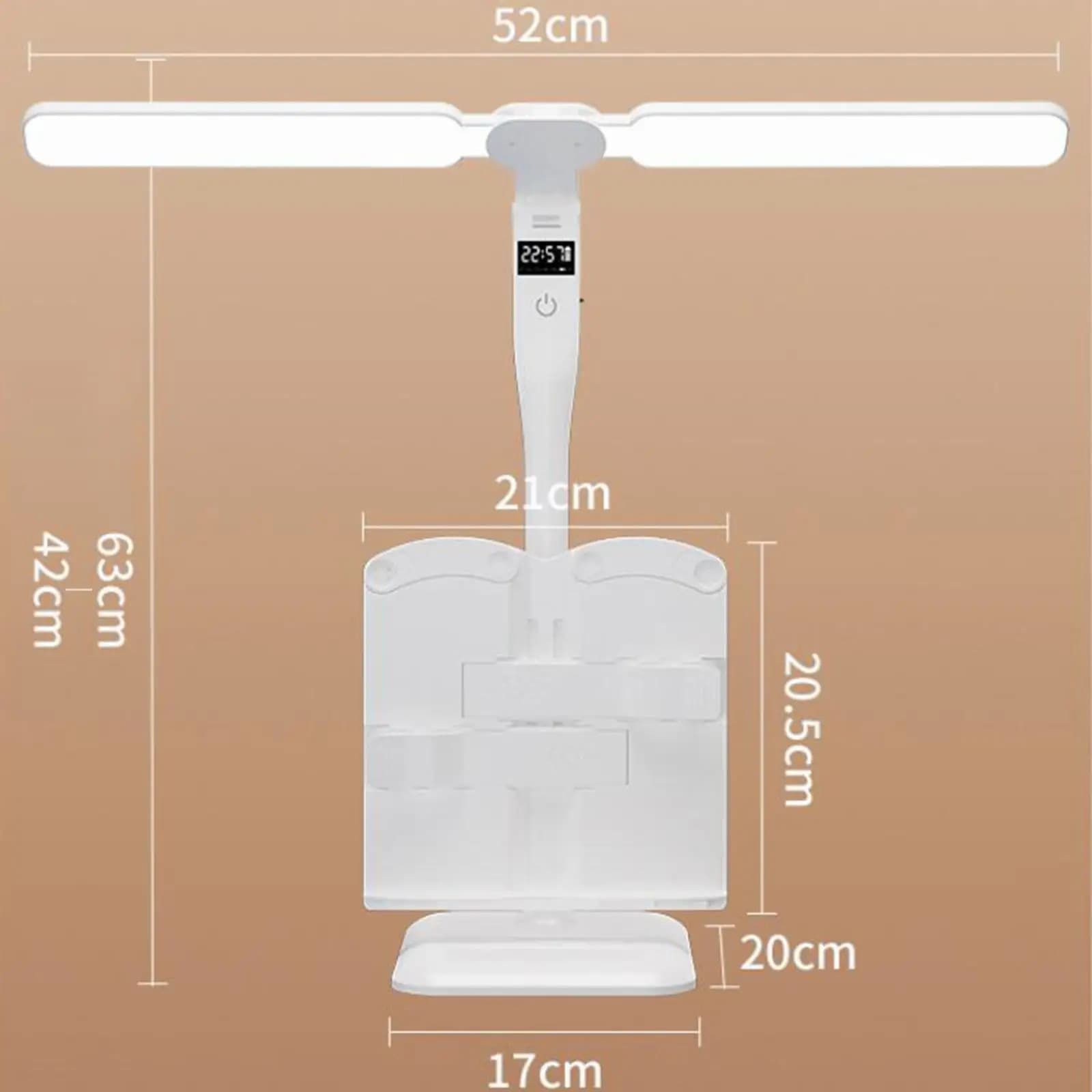 Lampada da Scrivania a LED con Controllo Touch, Luce da Lettura Versatile con Cambio Colore per Camera da Letto, Soggiorno e Ufficio
