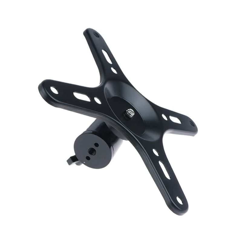 Portable Monitor Mounting Bracket VESA Conversion Plate 1/4 Inch Screw to 75/100mm Hole Pitch Wall Holder with M4 Screw Kit