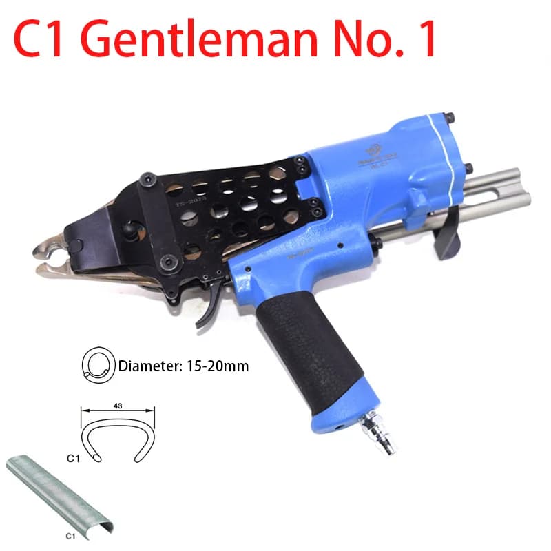 Pistola tipo C C1 Gentleman No. 1 Fabbricazione di materassi marrone cocco pistola pneumatica materasso marrone pistola con fibbia pistola materasso marrone C4