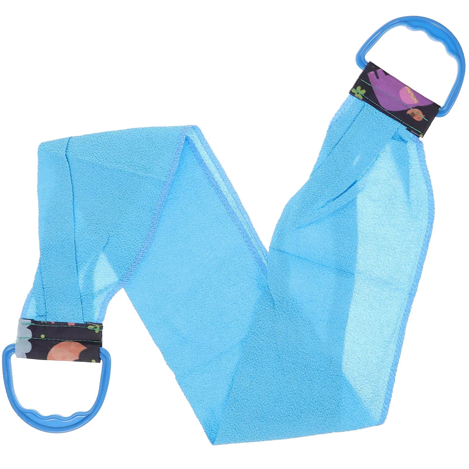 Spazzola Esfoliante per la Schiena, Piccola e Leggera, Asciugamano da Bagno per Pulizia Profonda, Scrubber per Doccia con Texture Ruvida, Morbida Schiuma per il Lavaggio della Schiena