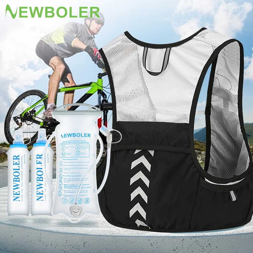 Outdoor trail running backpack Ultralight racing vest for hydration Bicycle bag for women man marathon Cycling Hiking