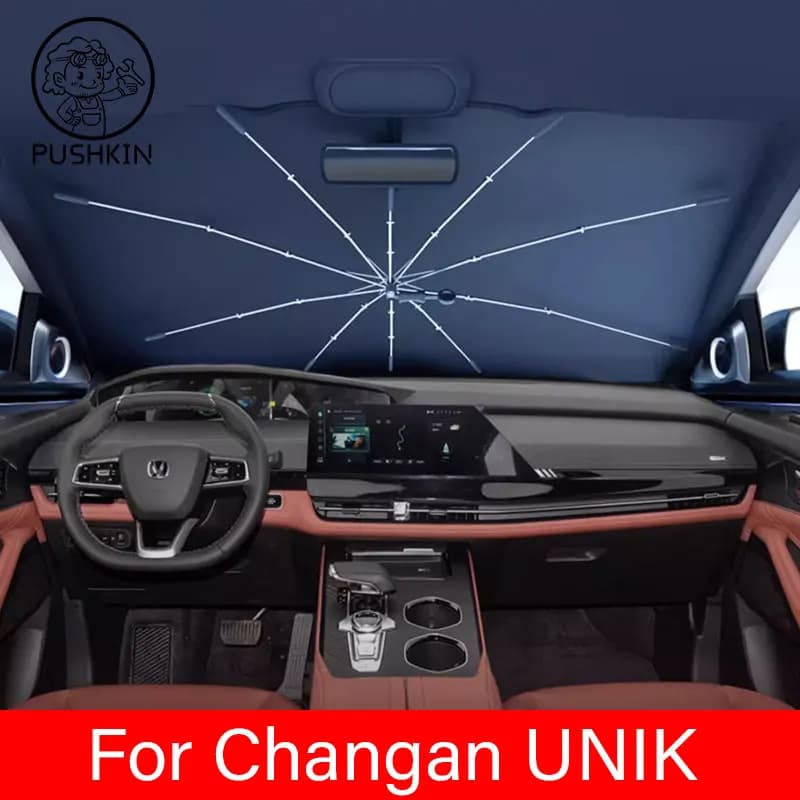 Per Changan UNIK 2024 2025 2026 Auto Anteriore Isolamento termico Parabrezza Parasole Pieghevole Ombrello amry Accessori
