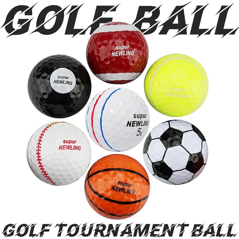 Golf 2/3 Layer Sports Set With 7 Pieces for Ultra Long Distance Practice Matches Golf Player Gifts