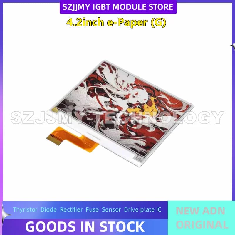 Raspberry Pi 4.2-inch e-Paper e-Ink Screen Module Red, Yellow, Black, White Four Color SPI Communication NEW ORIGINAL IN STOCK