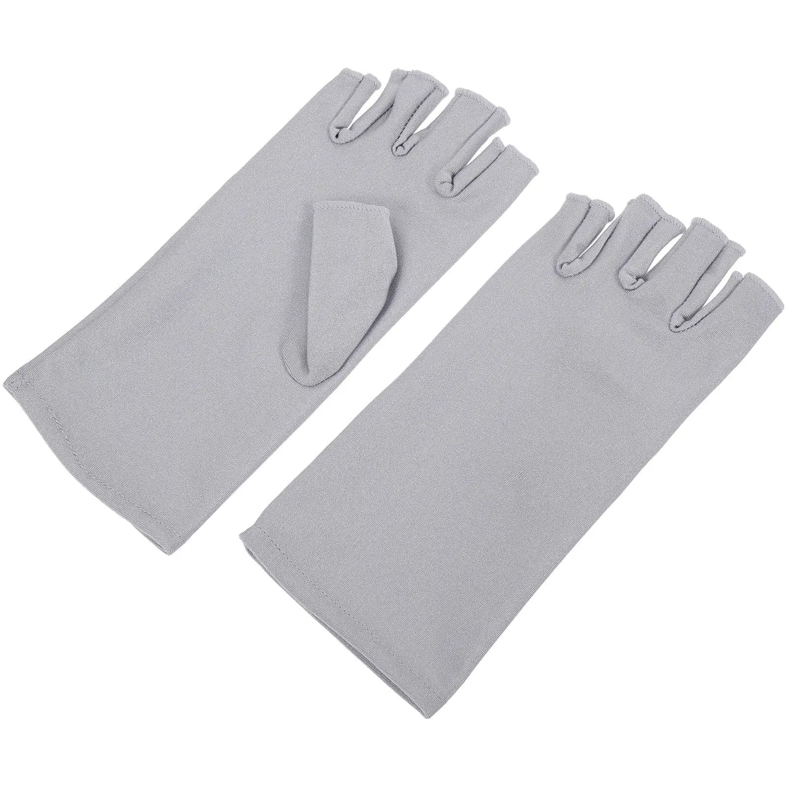 1 paio di guanti da sole da donna con protezione UV, senza dita, a mezze dita, per ciclismo all'aperto, guida, pesca, traspiranti e confortevoli