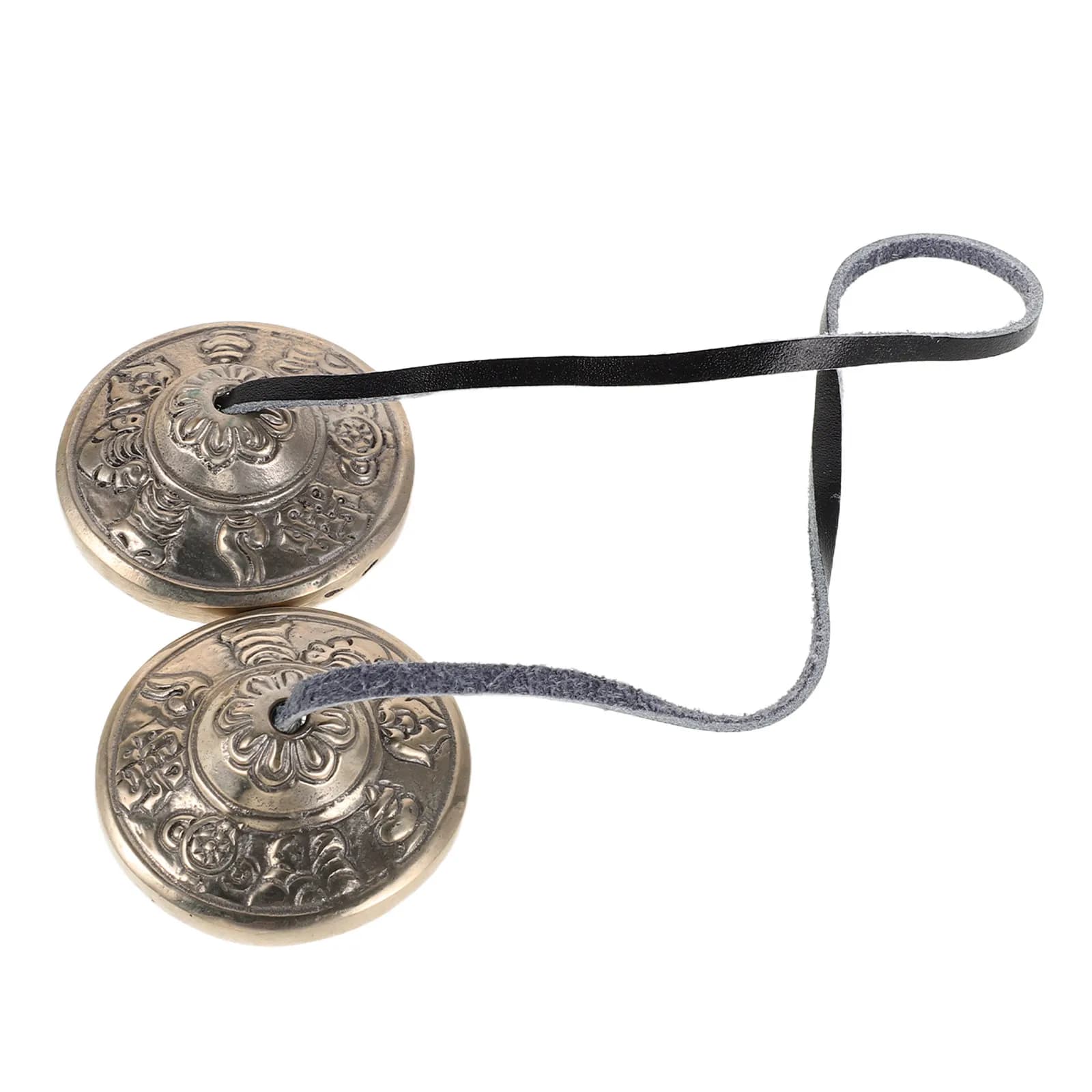Tibetan Nepalese Copper Meditation Bell Cymbals Tingsha Finger Cymbals Yoga Relaxation Chime Bells Sound Therapy Instrument