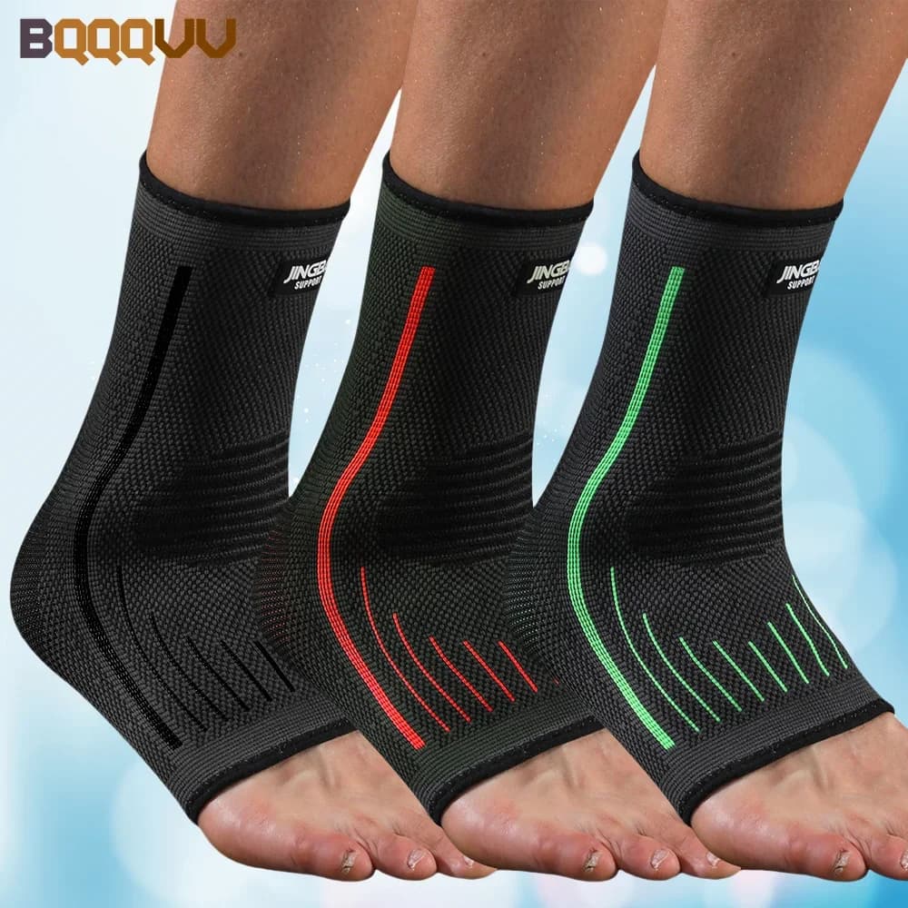 Supporto per Caviglia Sportivo con Fascia Compressiva, Protezione per Piede, Attrezzatura per Palestra e Fitness