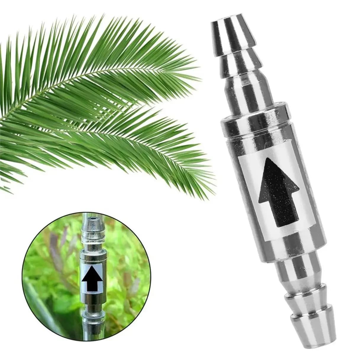 2pcs Dioxide Cylinder to CO2 System Diffuser Check Valve for CO2 Equipment Non Return Water 4mm Aquarium Water Valve