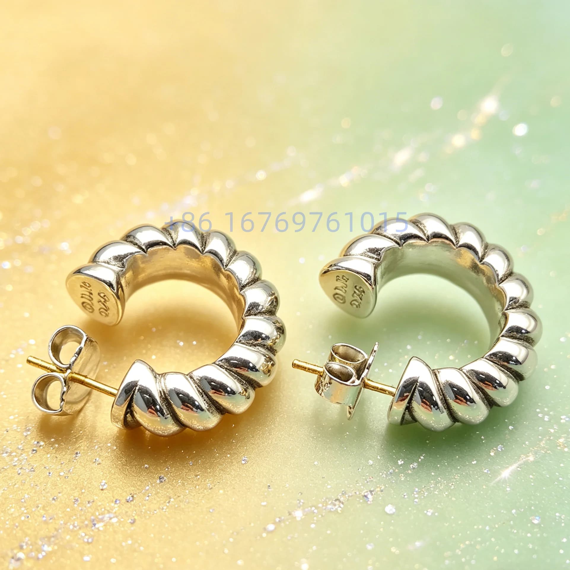 Nuova Serie di Orecchini a Perno DY 2026, Alta Qualità, Versatili, Scintillanti con Strass, Stile Elegante ed Universale ED06