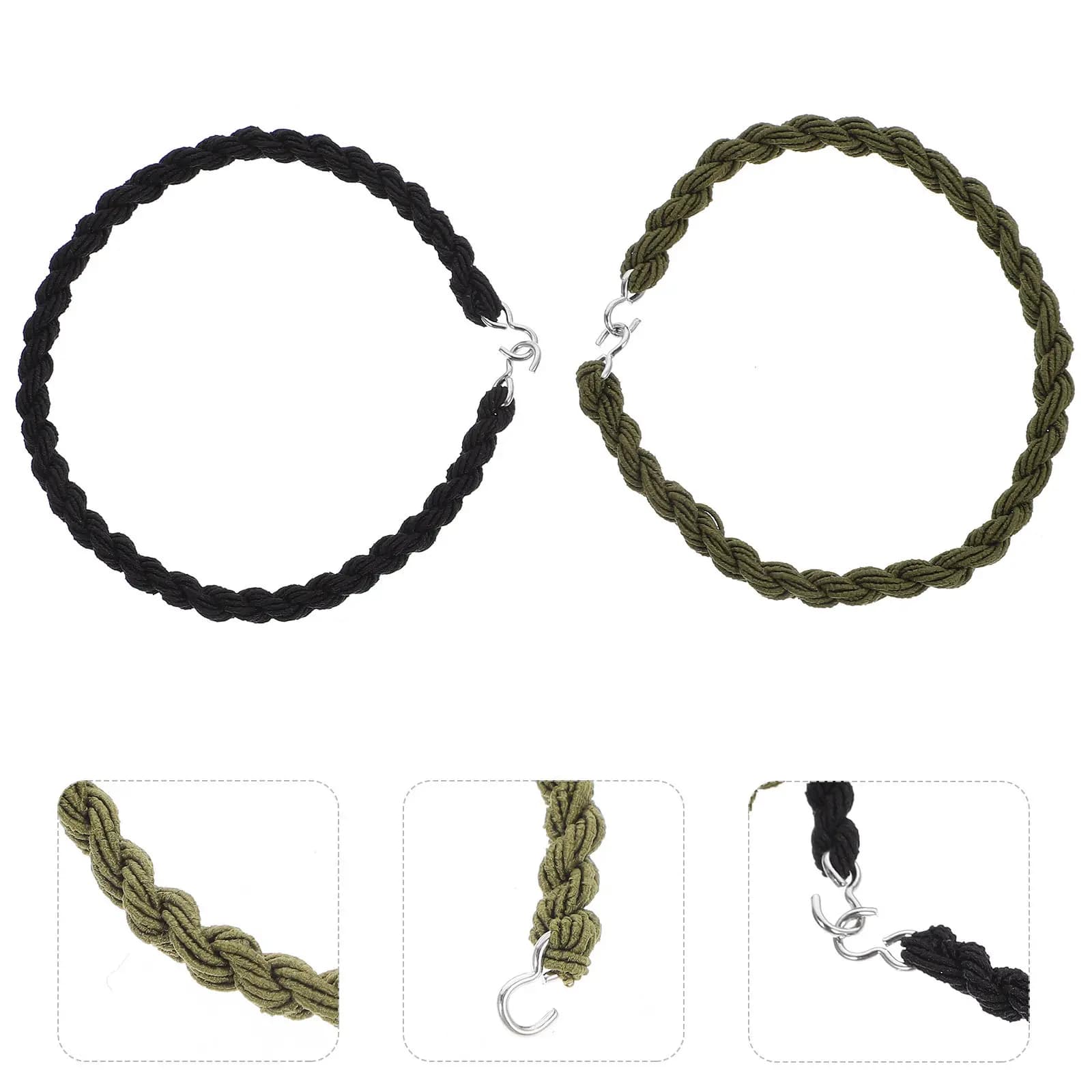 8Pcs Elastic Leg Straps Outdoor Hiking Pants Leggings Ropes Portable Boot Fixing Bands Camping Cycling Supplies