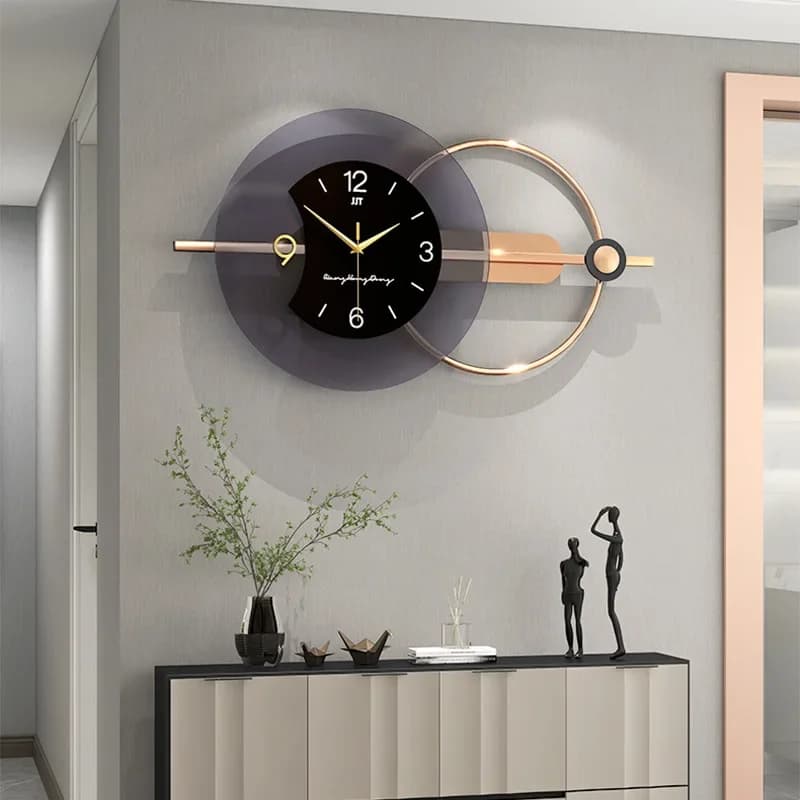 Orologio da Parete di Lusso per Ufficio, Grande, per Aula, Decorazione, Gaming, Stile Nordico, Meccanismo, Arredamento Casa