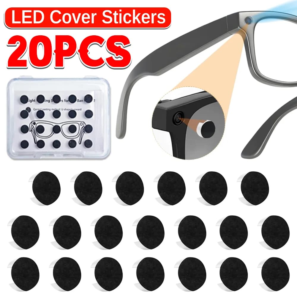 Adesivi Ombreggianti per Lenti LED per Occhiali Smart Ray-Ban Meta Wayfarer/Skyler/Headliner Gen1&2/Oakley Meta HSTN