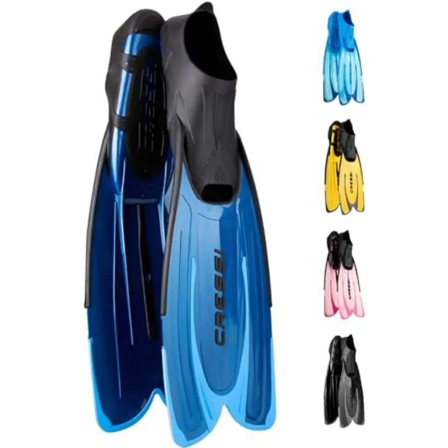 Pinne da Snorkeling per Adulti con Tasca per Piedi Completamente Regolabile e Confortevole, Perfette per Viaggiare in Acqua: Made in Italy