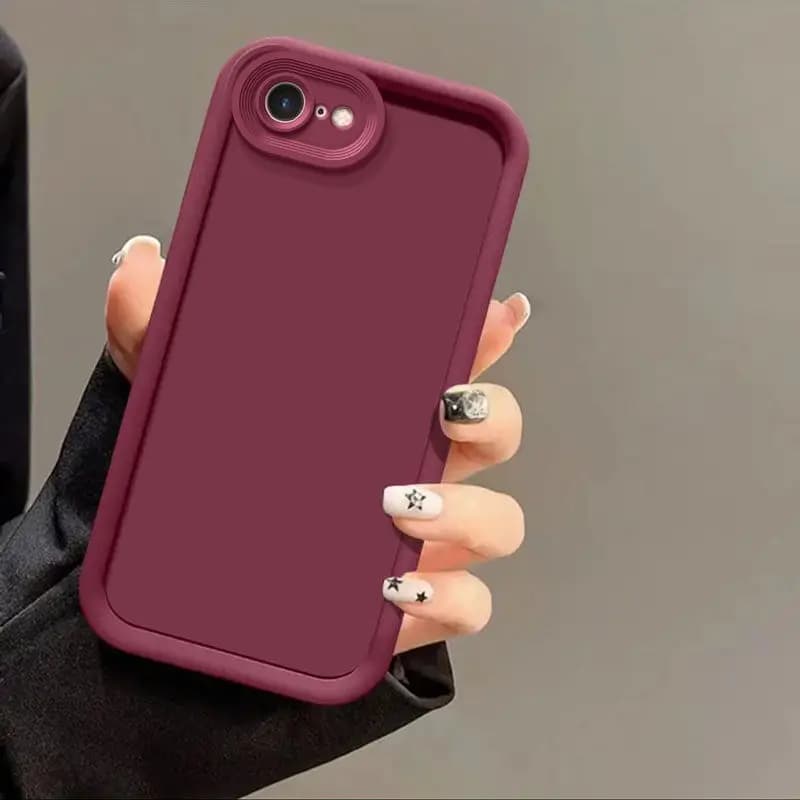 Luxury Camera Protection Matte Case For IPhone 16e Case IPhone SE 2020 2022 16e 2025 Anti Dorp Silicone Soft Phone Cover