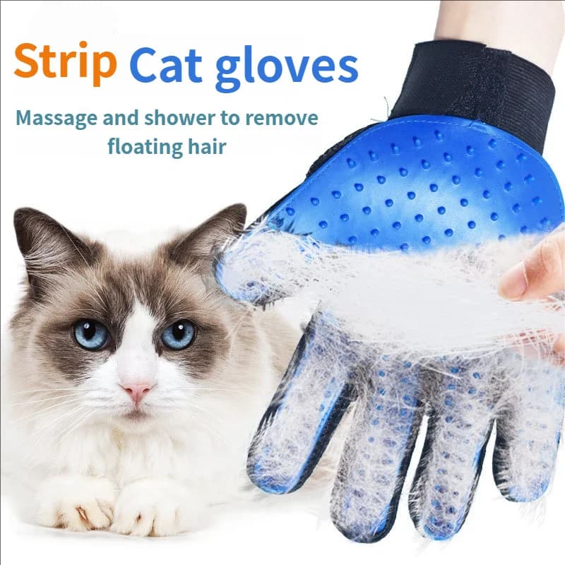 Pet Gloves Pussy Glove for Cats Cats Brushes for Cats Pet Dogs for Cats Depilator for Bath Clean Massage Brush for Animals
