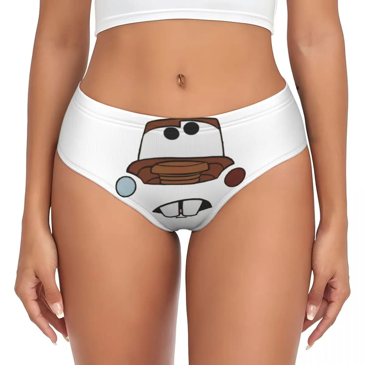 Women's Custom Mater Lightning McQueen Cars, Soft Women's Underwear