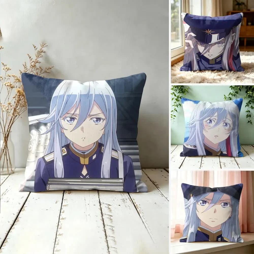 E-Eighty Six 86 Anime Cushion Cover Square Pillow Bedroom Sofa Leisure Comfort Living Room Home Decoration 40X40