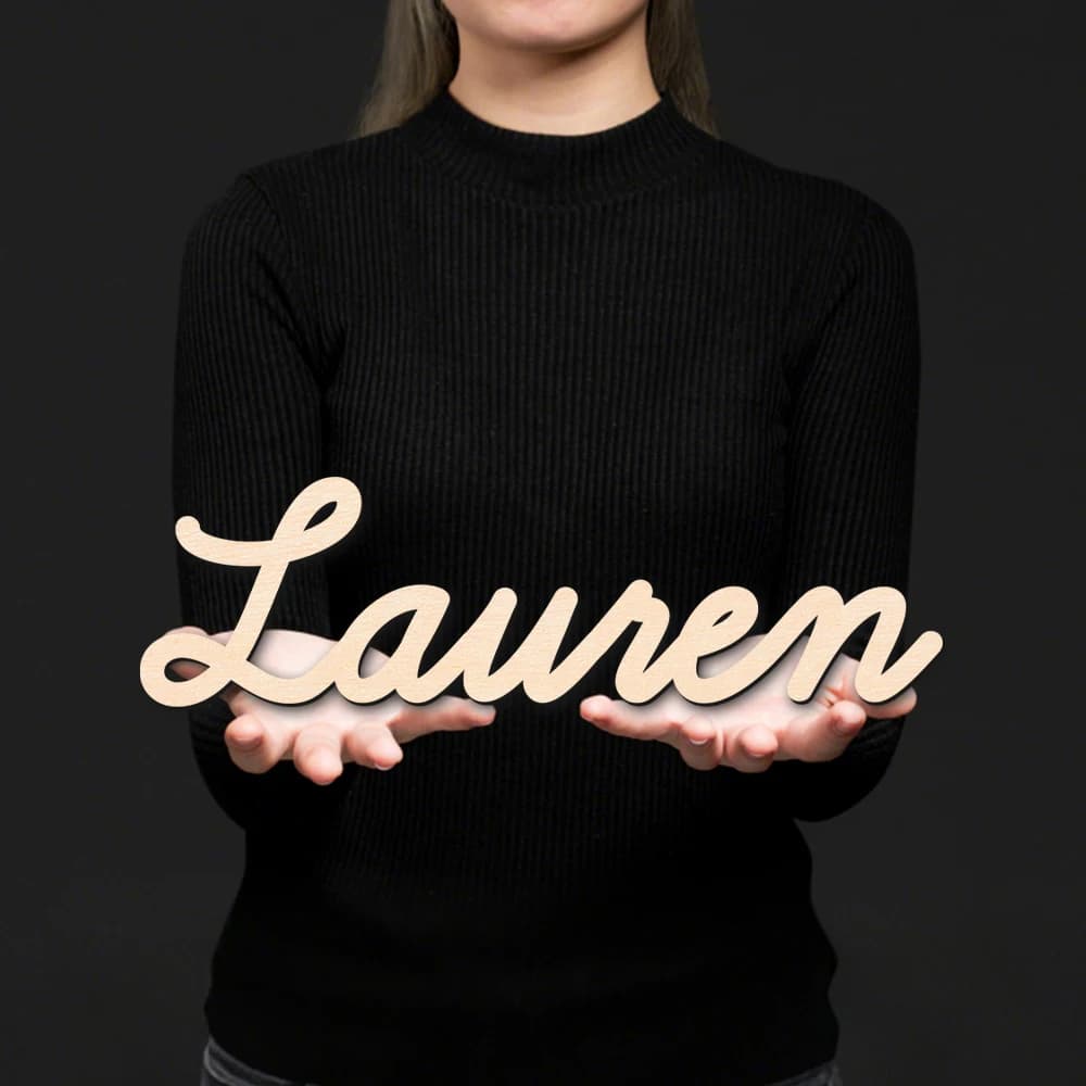 1pc Personalized Wooden Name Sign Customizable letters or names, DIY graffiti and wall decoration gifts available