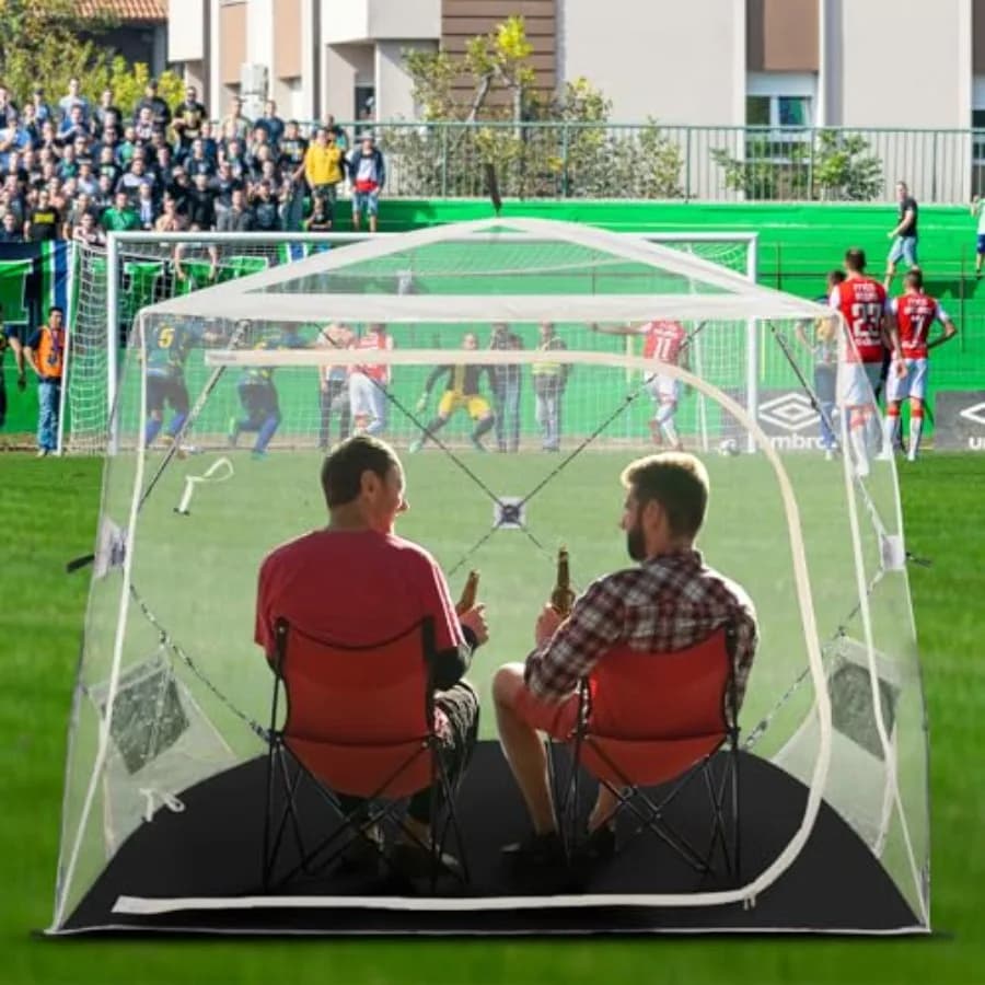 Tenda sportiva per 1-3 persone, riparo portatile pop-up resistente alle intemperie, tenda a bolla istantanea per eventi sportivi, campeggio, pesca