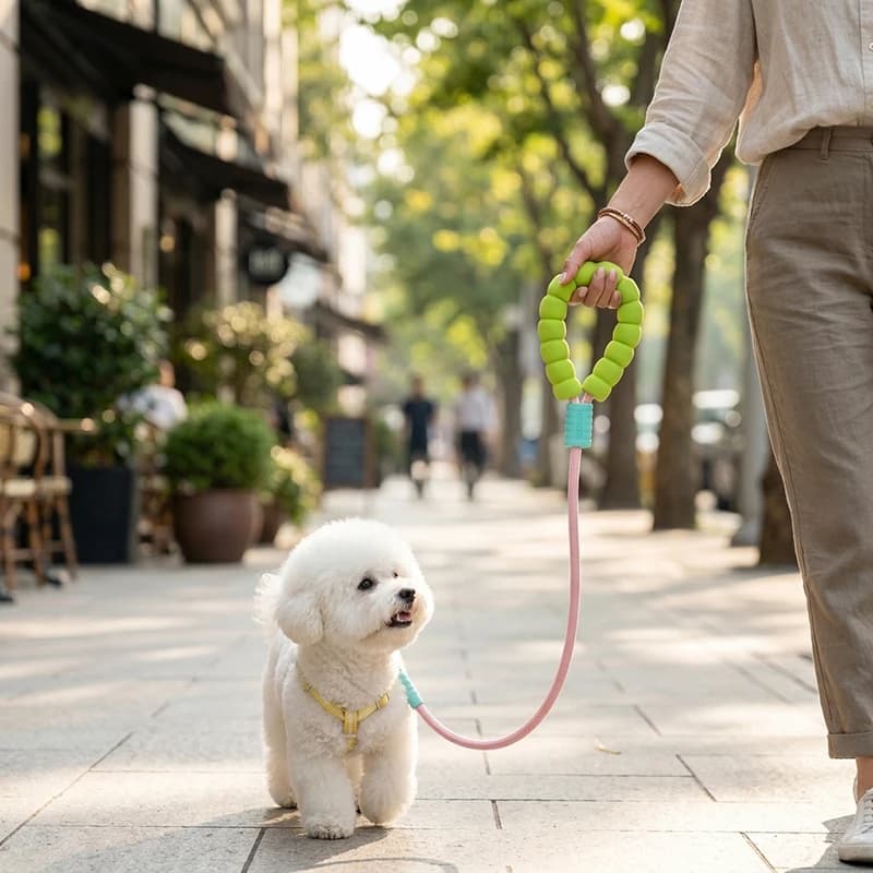 Guinzaglio per Cani Pawbient Durevole con Impugnatura in Schiuma Morbida 360 ° Guinzaglio Girevole Anti-Groviglio in Nylon Leggero per Addestramento e Passeggio Cuccioli - Forniture per Animali Domestici