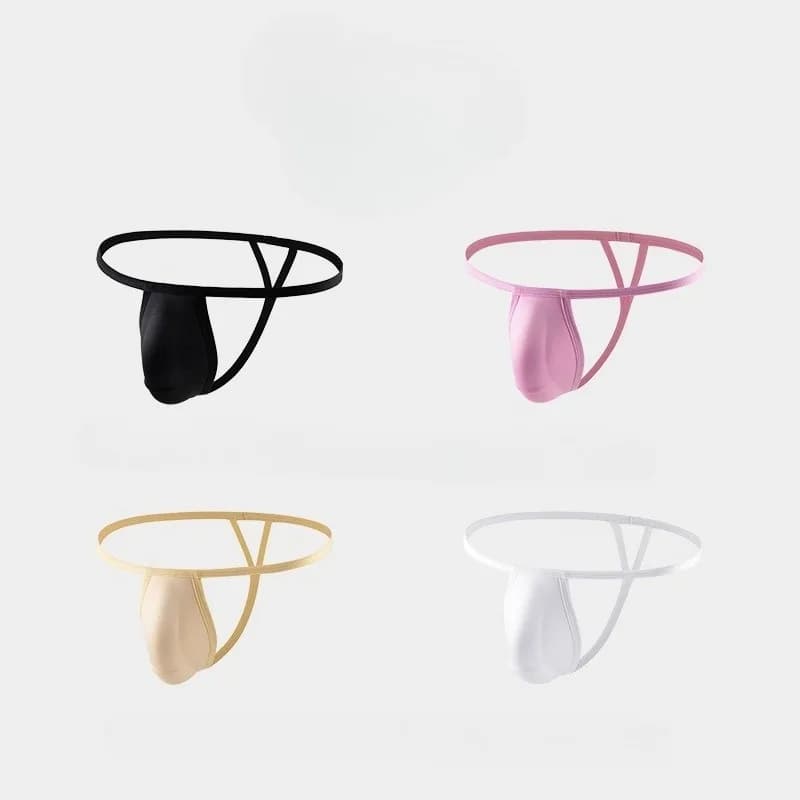 Custodia a sfera Uomo Intimo sexy G String Glutei Perizoma cavo Erotico Vita bassa Sospensorio Masculina Fasciatura Traspirante Mini Tangas